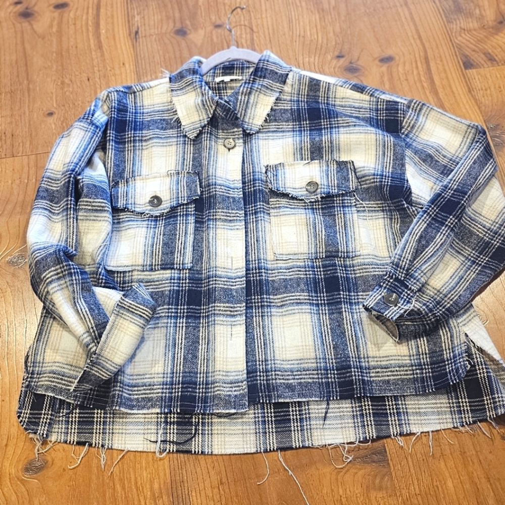 LA MIEL CROPPED SHACKET NWOT